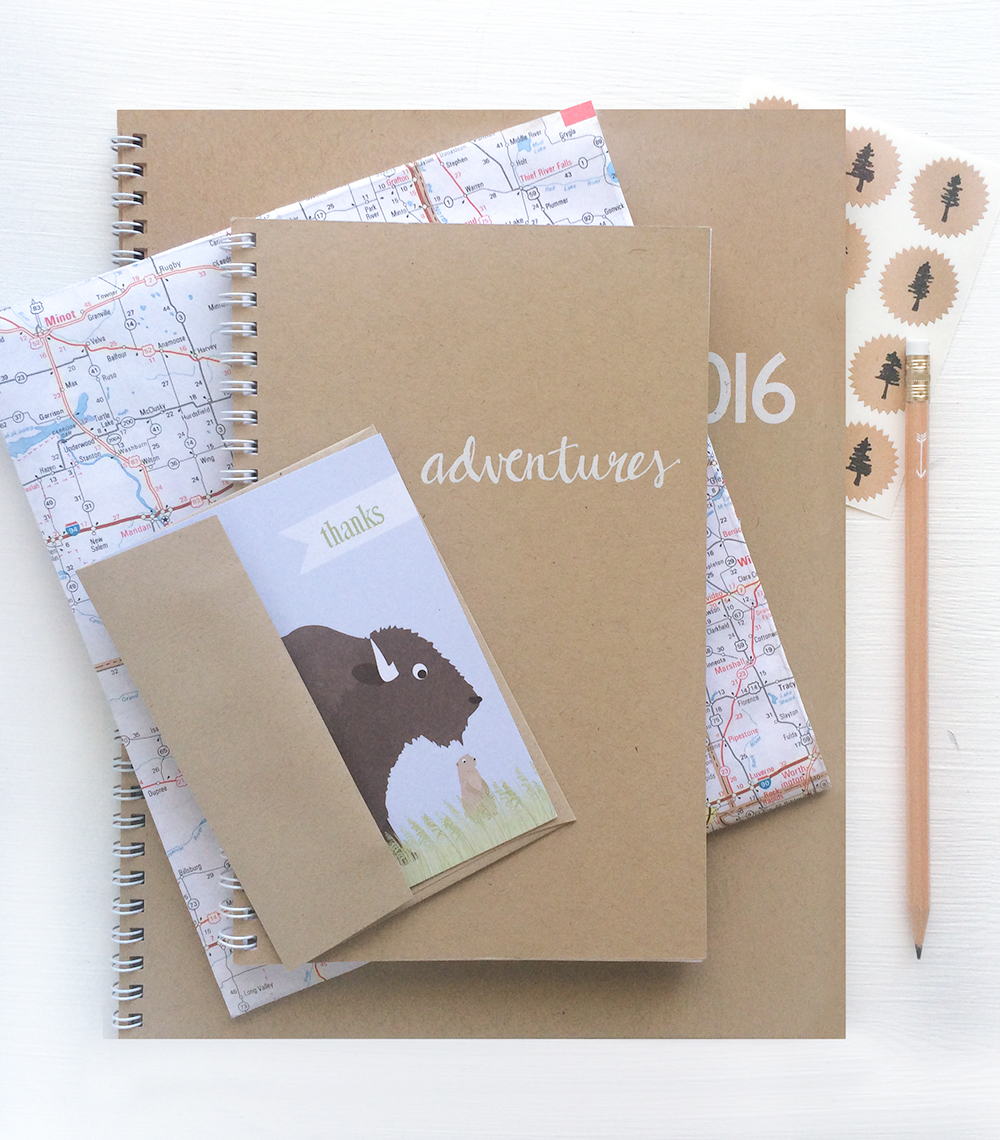 rustic notebooks