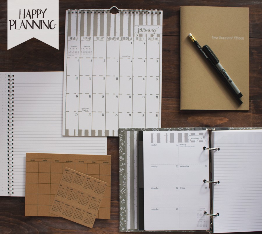 2015 calendar choices – notes from letter C design